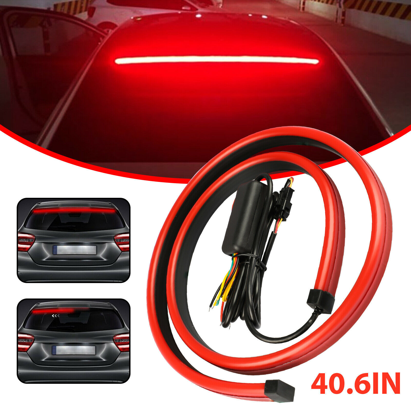 Transfronterizos para automóviles de alto nivel de luz de freno, luz de dirección LED, luz de corriente, luz trasera, luz multimodo trasera