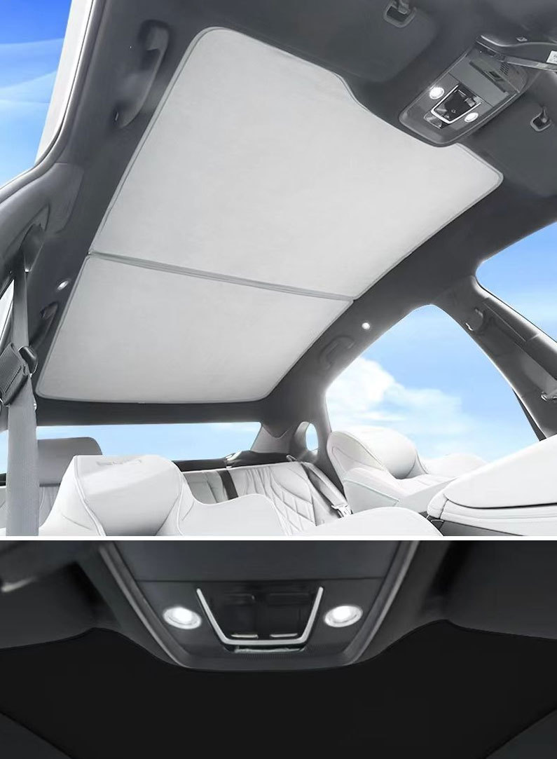 Feifan F7 Special Manufacturer Direct Supply Ice Crystal Sunshade Sunroof Sun Protection Heat Insulation Mesh Sunshade Car Supplies Batch