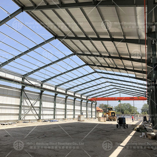 Warehouse Export Algeria Large Span Steel Structure Factory Q235 Light Steel Structure Workshop Building
