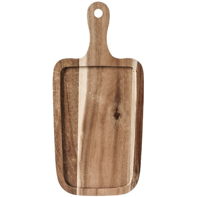 Plato de carne bandeja de madera plato de pizza vajilla japonés neto papas fritas plato de pollo picnic plato de madera Placa de carne