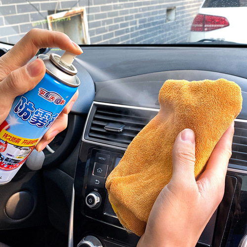 Car glass anti-fog agent, clear and long-lasting visibility, fog-free eye-level helmet rearview mirror bathroom glass, one bottle for multiple uses