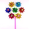 Nail sequins, colorful plastic windmill toy