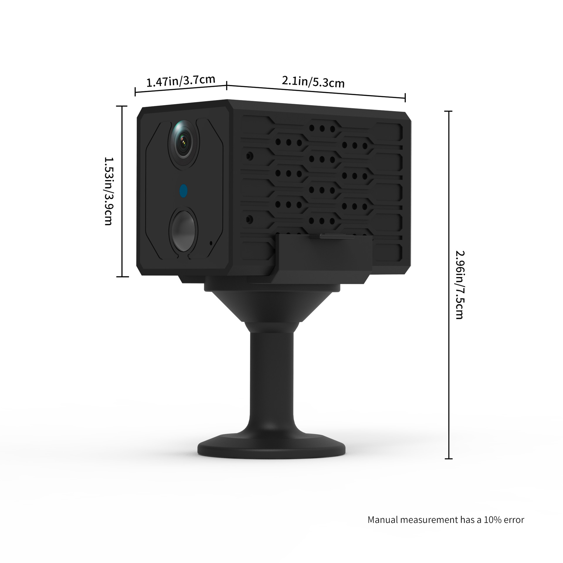 Extra-long physiological CCTV camera, videocamera for home use, monitor 4