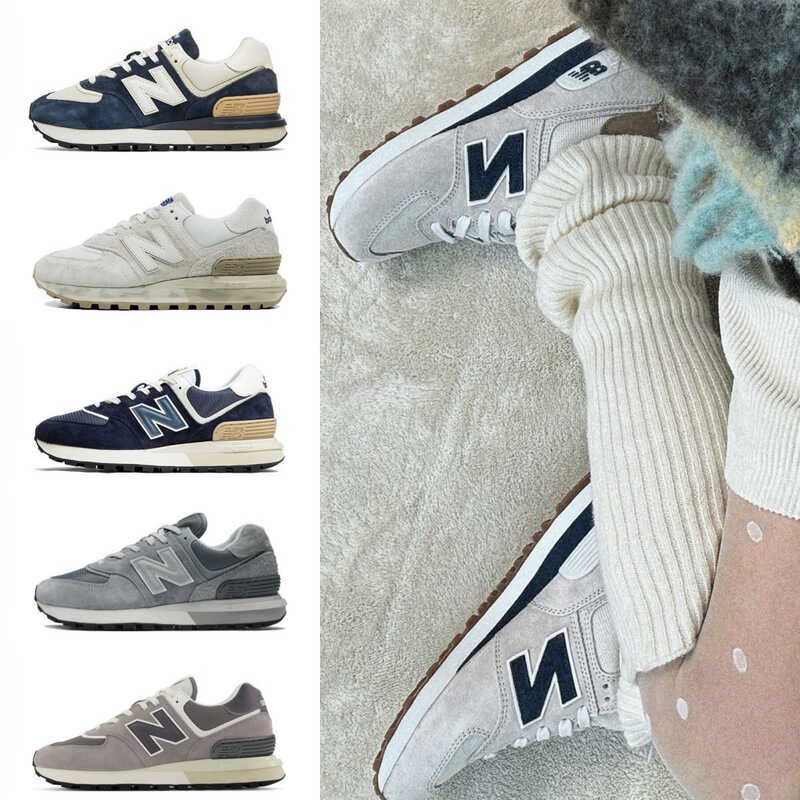 Original New Balance Nb574 Couple's Casual Running Shoes, Retro Cortez Shoes, Classic Breathable Versatile Sneakers