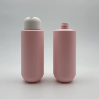 工厂定制HDPE400ml千秋盖按压乳液瓶 沐浴露洗发水瓶 分装瓶