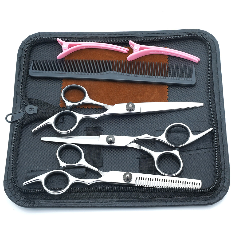 Estilista profesional, tijeras de corte de pelo, corte de pelo, corte de pelo, corte de pelo, corte de dientes fino, juego de corte de belleza con flequillo especial para peluquero