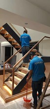 深圳楼梯厂家/家用室内双梁楼梯/室内钢木楼梯/阁楼楼梯/直梁楼梯