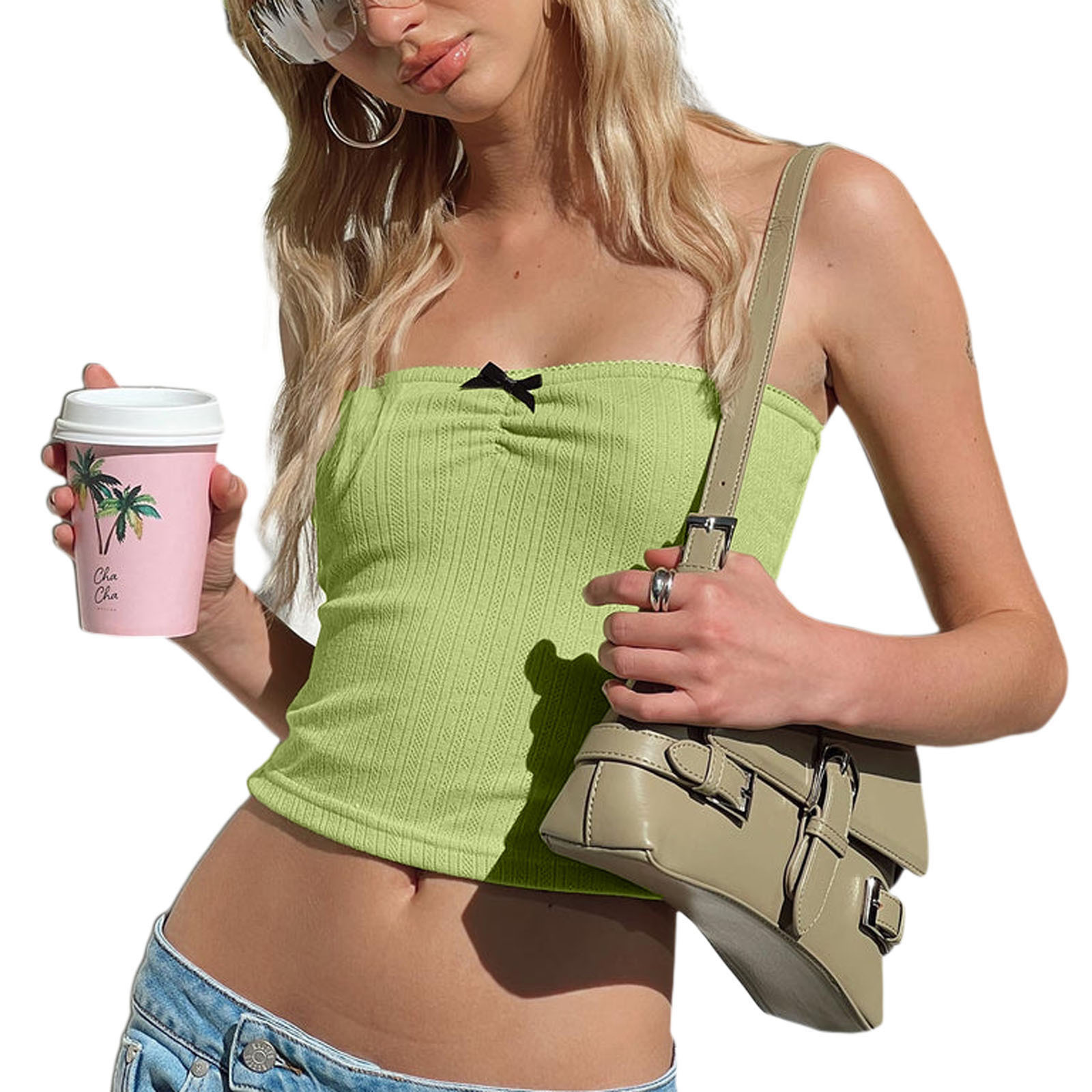 Women's Aesthetic Knitted Vest - Image 4
