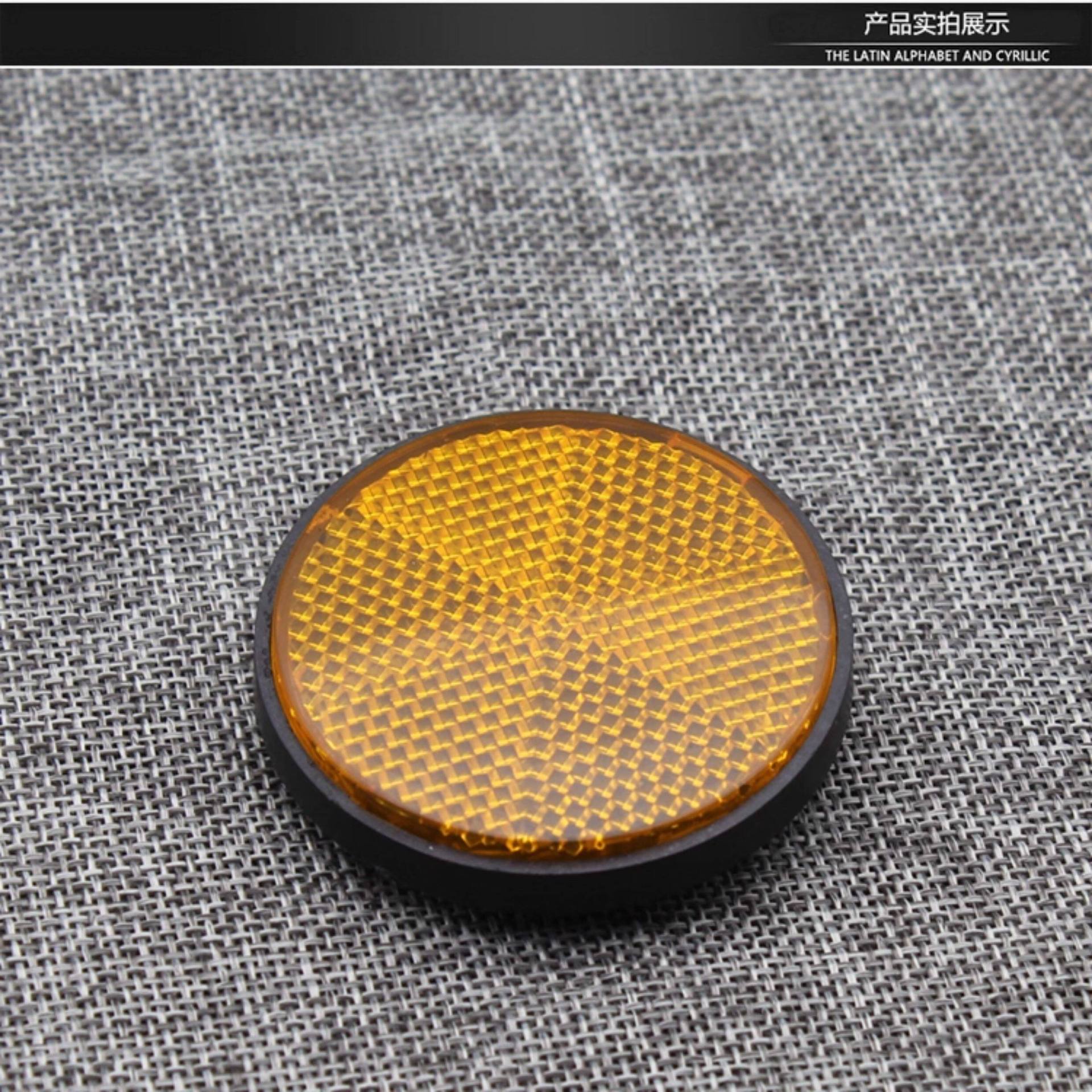 Motorcycle, Electric Vehicle, Bicycle Square and Round Reflectors, Rear Fender Brake Reflector