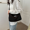 Fashionable shoulder bag, trend retro capacious one-shoulder bag, 2023, trend of season