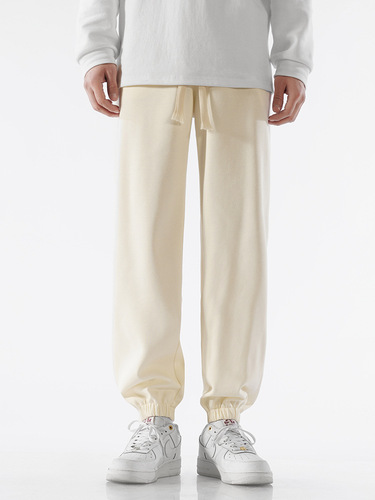 ACU Men's Wear | Hua Mian Heavyweight Sports Pants for Men, 2026 Fall/Winter, Multi-Color Fashion Brand Casual Long Pants, Loose-Fit Drawstring Sweatpants