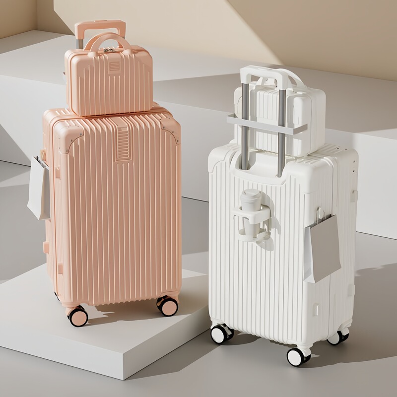 Women's lightweight luggage with silent universal wheels, sturdy large-capacity travel case, durable new model for students