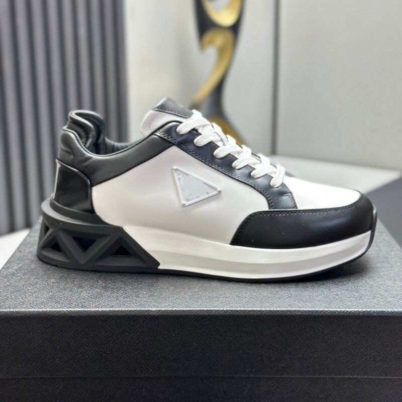 2026 Summer New Style Cowhide Mesh Thick-Soled Low-Top Lace-Up Trendy Fashionable Elegant Business Versatile Men's Shoes 2026 Summer New Style Cowhide Mesh Thick-Soled Low-Top Lace-Up Trendy Fashionable Elegant Business Versatile Men's Shoes