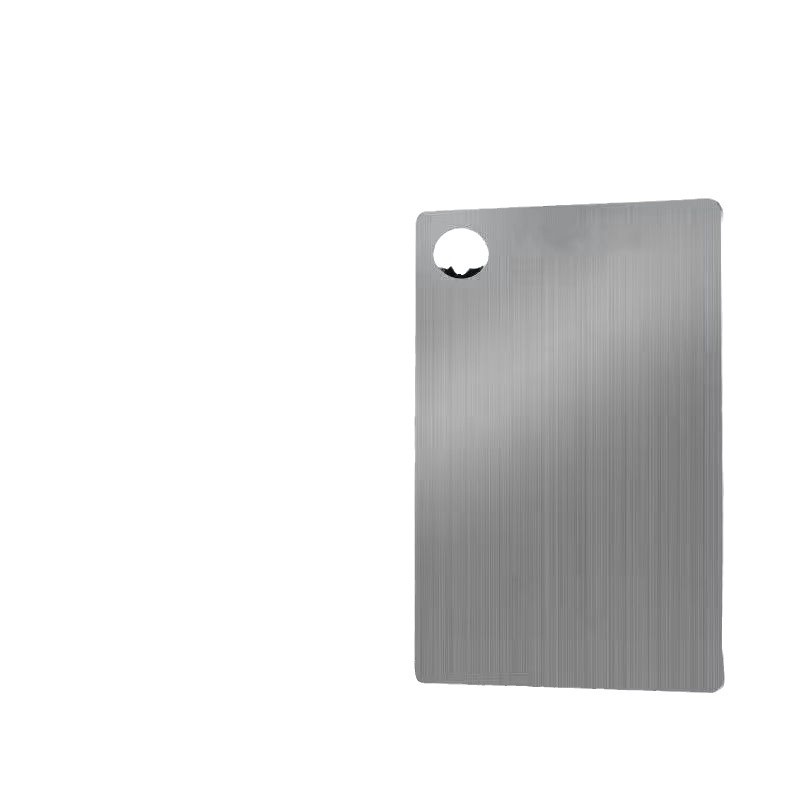 Alemania 304316 tabla de cortar de acero inoxidable, antibacteriano y antimoho, tabla de cortar engrosada para el hogar, cuchillo grande de doble cara que no daña, enrollado transfronterizo