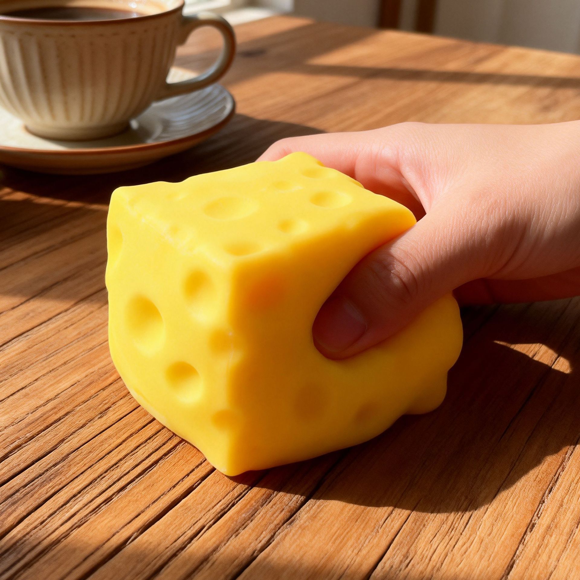 Nuevo descompresión de gran tamaño simulado queso pellizco pellizco queso pellizco pellizco