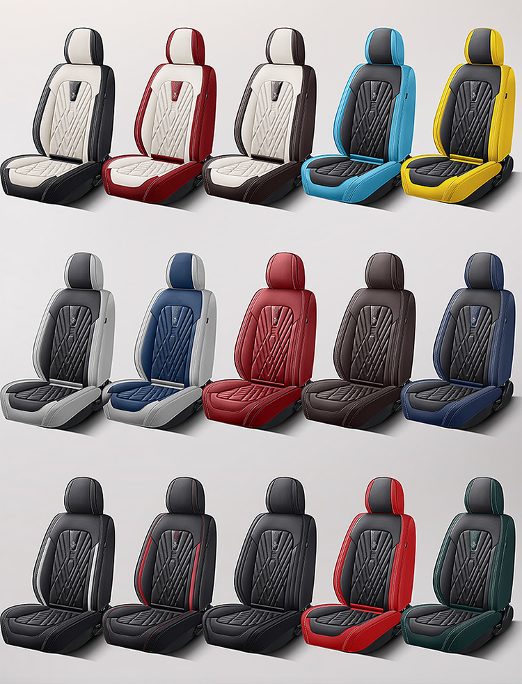 2025 Summer New Nappa Leather All-Season Car Seat Covers Amazon Cross-Border Wholesale Car Seat Cushions