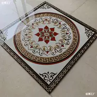 Входная гостиная, круглая мозаичная плитка, европейский стиль, напольная плитка для гостиной, ресторана, отеля, лифта, входная зона, форма пазла