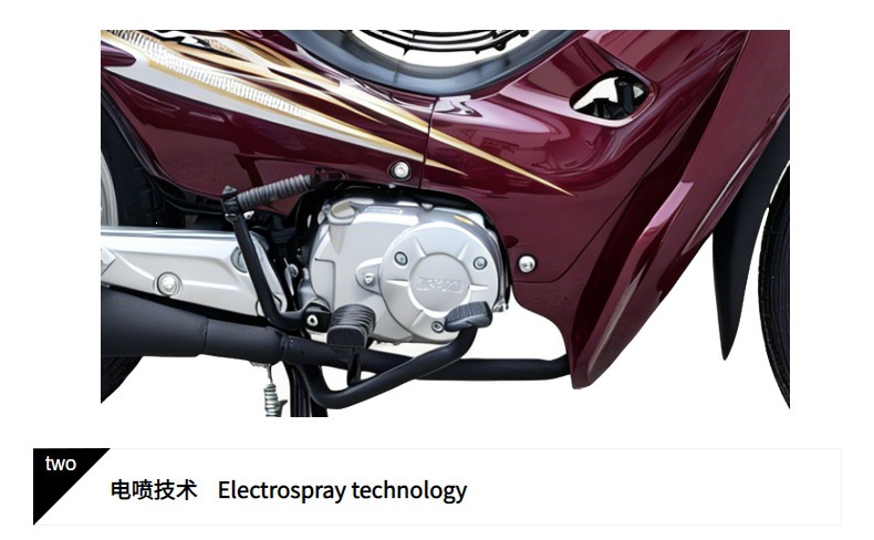 ZhuFeng brand curved beam scooter 48CC-110CC moped motorcycle for delivery