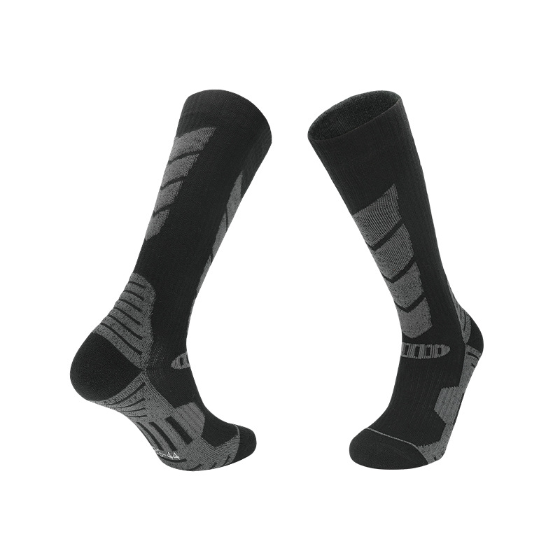 Calcetines de esquí de invierno de los hombres de largo engrosada toalla absorbente de sudor caliente inferior Deportes calcetines de nieve acrílico calcetines de alta compresión