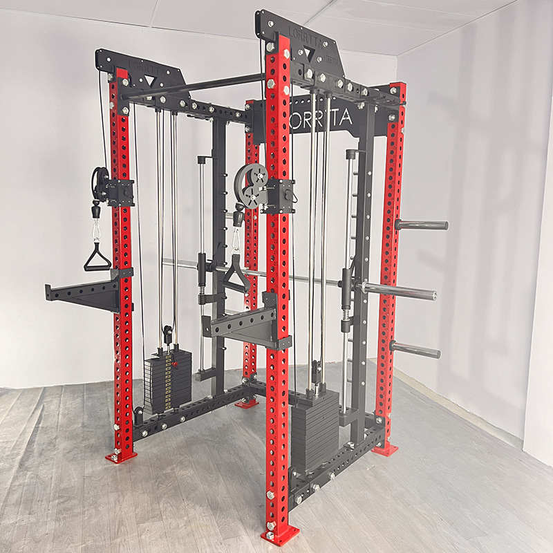 Entrenador integral multifuncional de aves domésticas REP vertical push-down cuclillas multifuncional pórtico integrado