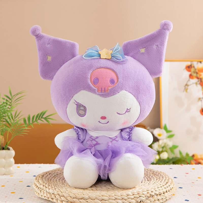 新しい紫色のスカートのクロミのぬいぐるみの人形の女の子の子供の抱き枕のプレゼントの卸売り|undefined