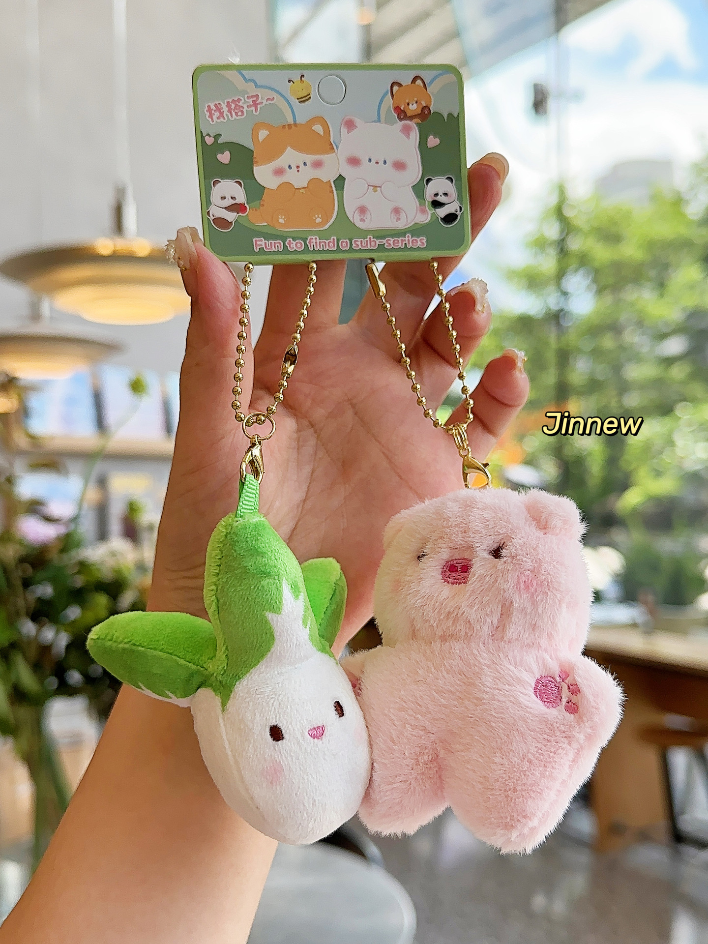 인형 한쌍 - 돼지와 양배추 (정품인증)