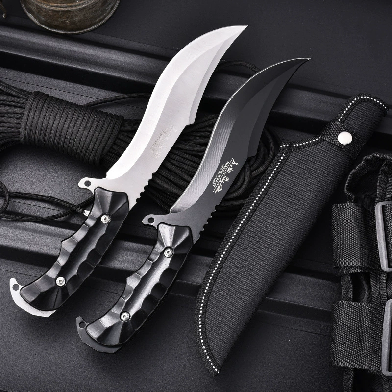 Portable small knife, wild survival knife outdoor knife high hardness stainless steel wild camp knife