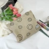 Corduroy Beige Smiley Face [Clutch]