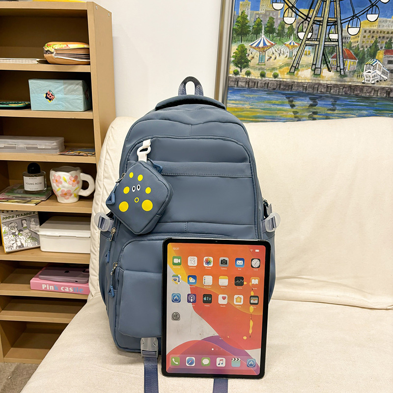 Mochila de tendencia de alta capacidad JIAYISTAR ocio estilo de la escuela de moda multifuncional mochila de estudiantes image 5