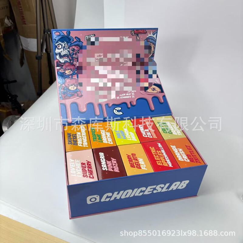 国境を越えた貿易パックマン オールインワン アトマイザー キット 1.0ml マルチカラー ステッカー 10 枚|undefined