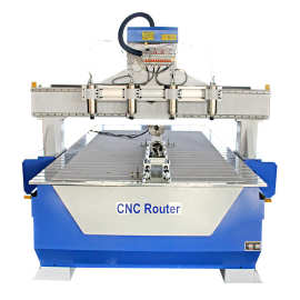 1325木工雕刻机一拖四多头立体浮雕亚克力广告全自动数控雕刻机