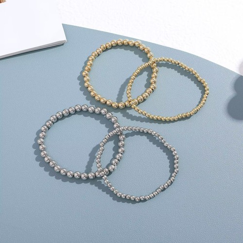 European and American Cross-border Jewelry, Personalized Summer and Autumn Style CCB Bead Bracelet, Handmade Bead Bracelet Wholesale