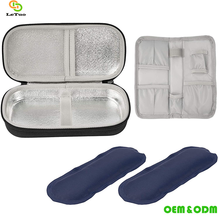 新款便携式胰岛素冷藏收纳盒，胰岛素便携收纳铝箔保温冰包