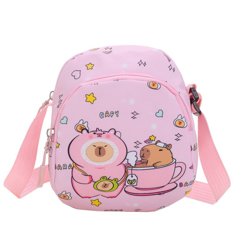 かわいい女の子のバッグ新しい Kapibara 子供のクロスボディバッグ男の子ベビー小銭入れ小さな女の子のショルダーバッグ|undefined