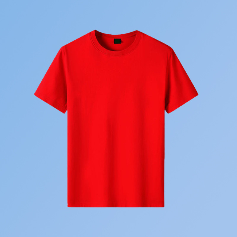 Camiseta de manga corta de verano para hombre camisa de fondo SLIM-Fit camiseta de media manga de moda cuello redondo Camiseta impresa Top ropa puesto suministro