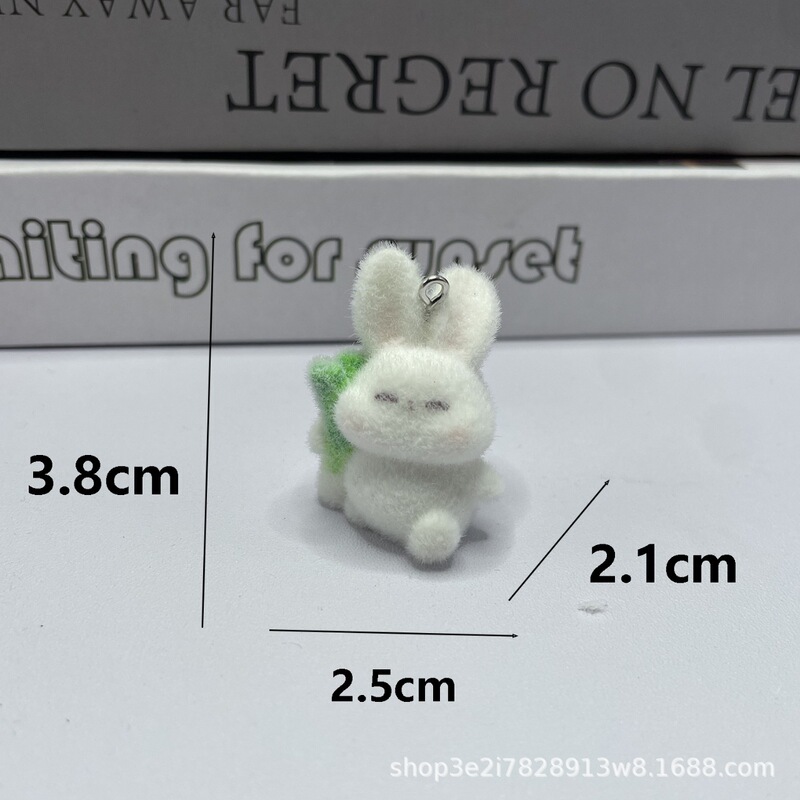 植毛人形ペンダントかわいいウサギシリーズ DIY 手作りキーホルダーバッグペンダントジュエリー卸売|undefined