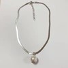 Accessory, necklace from pearl, human head, pendant, European style