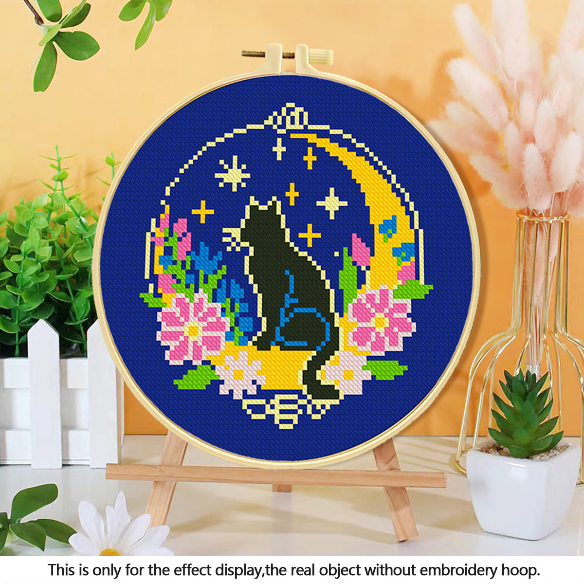 Colección de Pequeños Artículos de Punto de Cruz de 24*24CM, Nuevos Patrones de Punto de Cruz Sencillos para Principiantes 2026, Versión en Inglés