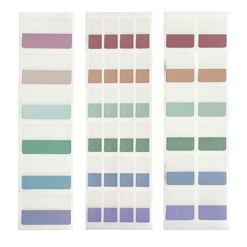 Morandi Label Stickers Post-it Notes Marking Paper Students Colorful Fluorescent Stickers Bookmark Paper Index Stickers Wholesale
