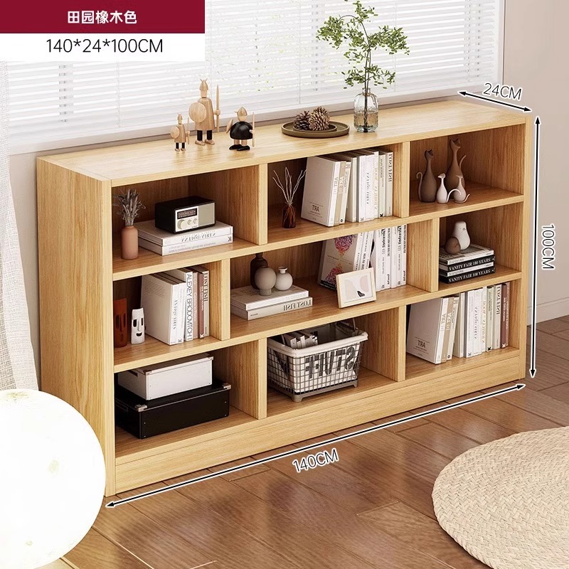 Estante de libro simple estante de piso sala de estar armario combinado armario de casa armario de almacenamiento armario de dormitorio armario bajo librería