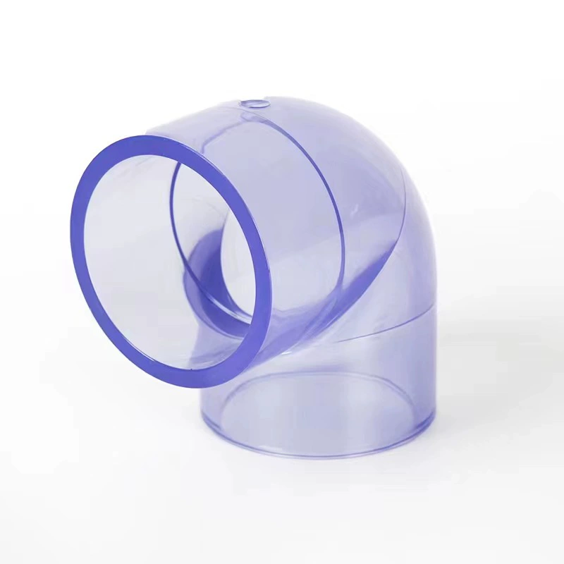 [Источник производителя] ПВХ прозрачный химический локоть фильтр для аквариума 90 градусов прямое соединение водоснабжения прямой локоть тройник