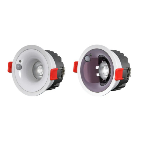 Ultra-thin, flush-mount induction light — PIR sensor hallway/corridor lamp, bathroom foyer light with narrow bezel and anti-glare design