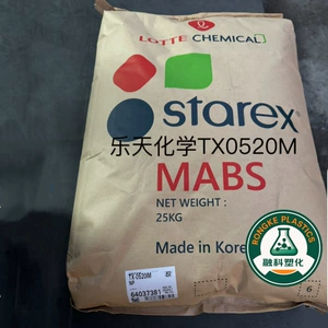 MABS TX-0520IM 乐天化学 Синий фон, высокая прочность, высокая ударопрочность, автомобильное применение, экструзионное литье под давлением.