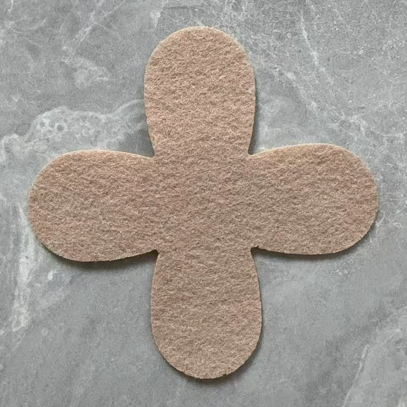 Оптовые войлочные подставки, подставки для кастрюль, противоизносные защитные подушечки для чайных чашек, креативные водопоглощающие противоскользящие подушечки (маленький опт)