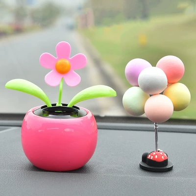 Car ornaments, Little Bee Swinging on - apple-flower-pink-minnie-color-balloon-ornaments