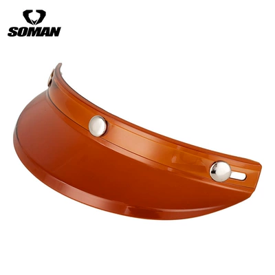 Motorcycle Helmet Special Visor: Dəbilqə (Kaska) aksesuarları - amber