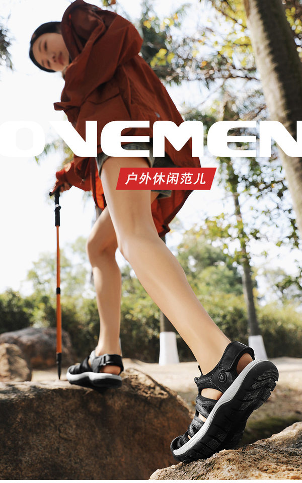 Dép sandal nữ bít mũi quai ngang, đế cao su chống trượt, phù hợp đi biển và dạo phố — 7237 màu đen, 7237 xám hồng, 7237 đen xám, 7237 đỏ hoa hồng chi tiết 1