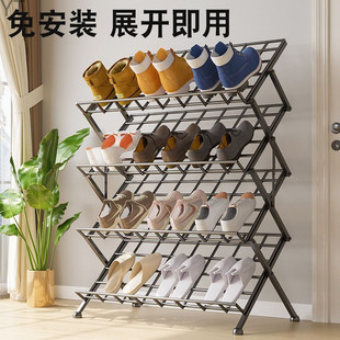 [3922 People] Installation-Free Multi-Layer Foldableing Shoe Rack for Street Stalls, Shoe Rack for Drying Shoes, Balcony Multi-Function by