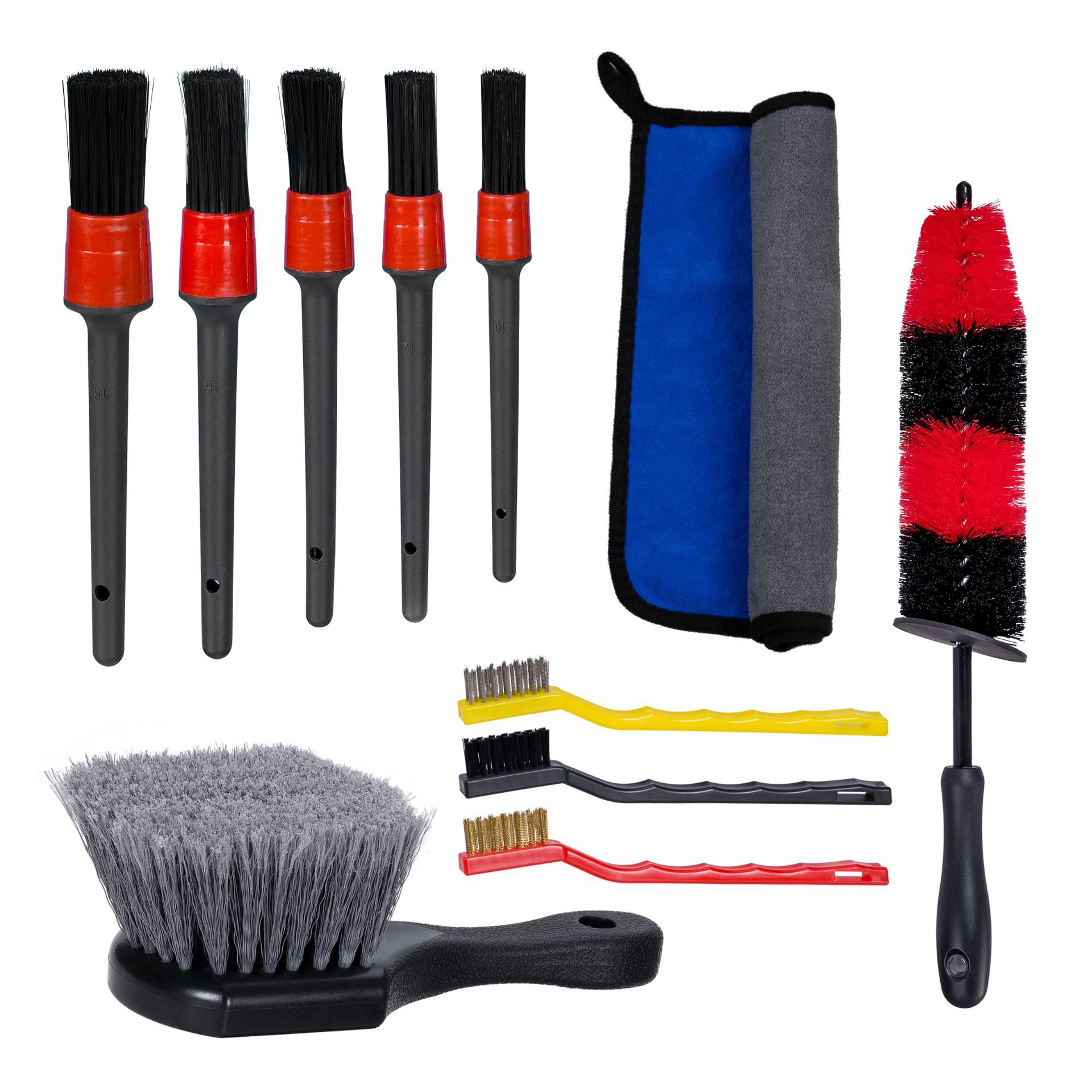 Detalles de la cabeza de cepillo eléctrico de taladro eléctrico de Amazon para lavar el juego de cepillos para coche, limpiar el buje del coche, limpiar el cepillo de la herramienta para coche, lavar el cepillo de herramientas para coche
