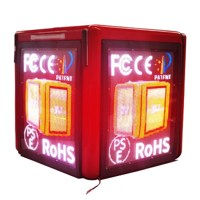 LED video playback random Electric car tail box